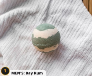 bay rum & red neck - mens bath bomb, only available online (made by Sugar & Salt Handmade, on TheLocalDealz.com)