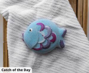 Down by the bay - fish bath bomb (made by Sugar & Salt Handmade, on TheLocalDealz.com)