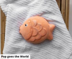 Pop goes the world - fish bath bomb (made by Sugar & Salt Handmade, on TheLocalDealz.com)