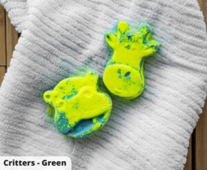 Critters bath bombs - Green (made by Sugar & Salt Handmade, on TheLocalDealz.com)