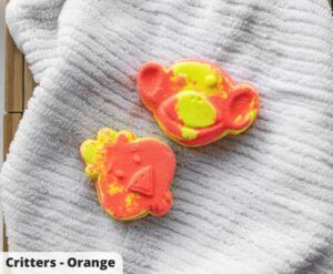 Critters bath bombs - Orange (made by Sugar & Salt Handmade, on TheLocalDealz.com)