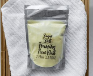 Foaming Pixie Dust - 2 Pina Coladas (500g) (made by Sugar & Salt Handmade, on TheLocalDealz.com)