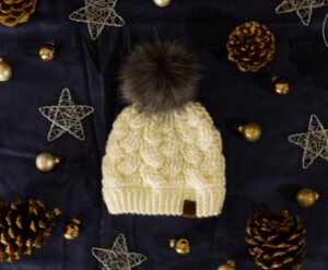 Youth Braided Weave Toque (made by Off The Hook Crocheting by Kaitlyn, on TheLocalDealz.com)
