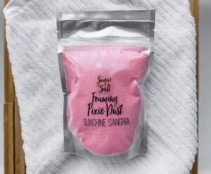 Foaming Pixie Dust - Sunshine Sangria (175g) (made by Sugar & Salt Handmade, on TheLocalDealz.com)