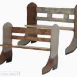 Cowboy Boot Bench made by LAF Woodworking (on TheLocalDealz.com)