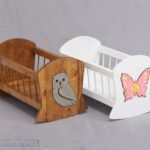 Wooden Doll Cradle made by LAF Woodworking (on TheLocalDealz.com)