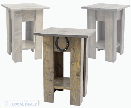 Rustic End Table made by LAF Woodworking (on TheLocalDealz.com)