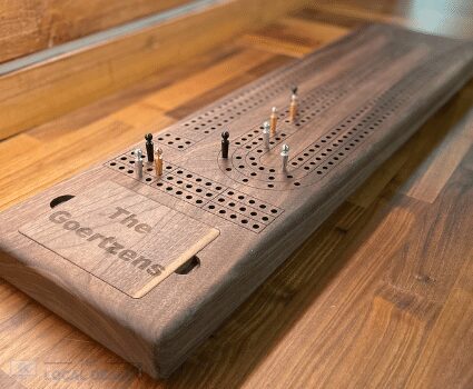 Jumbo Cribbage Board - Backwoods Builder (on TheLocalDealz.com)