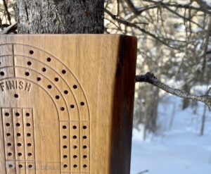 Live Edge Cribbage Board - Backwoods Builder (on TheLocalDealz.com)