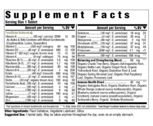 MEGA FOOD - Women’s One Daily (Multi-Vitamin)